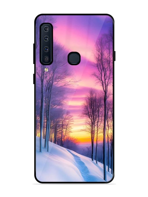 Winter'S Purple Haze Glossy Soft Edge Case for Samsung Galaxy A9 (2018) Chachhi