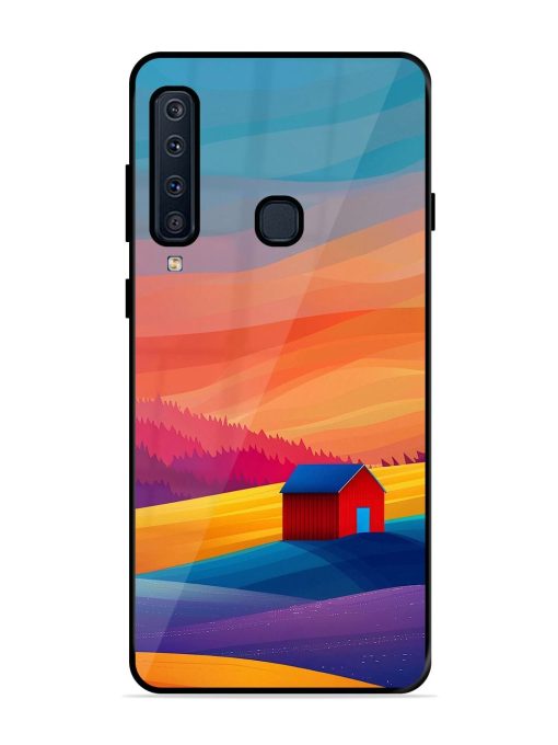 Sunset Solitude Glossy Soft Edge Case for Samsung Galaxy A9 (2018) Chachhi