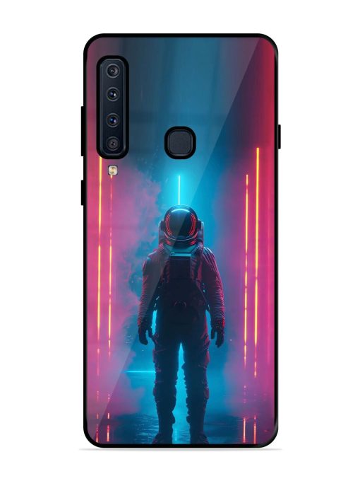 Neon Astronaut Glossy Soft Edge Case for Samsung Galaxy A9 (2018) Chachhi