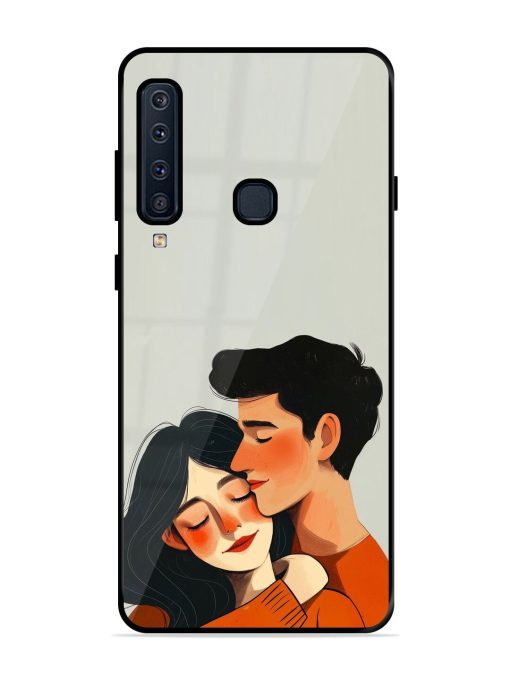 Craft Couples Glossy Soft Edge Case for Samsung Galaxy A9 (2018) Chachhi