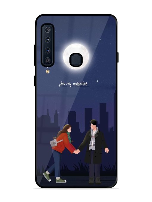 Moonlight Proposal Glossy Soft Edge Case for Samsung Galaxy A9 (2018) Chachhi