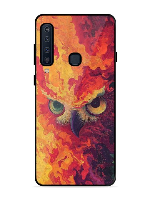 Fiery Owl Glossy Soft Edge Case for Samsung Galaxy A9 (2018)