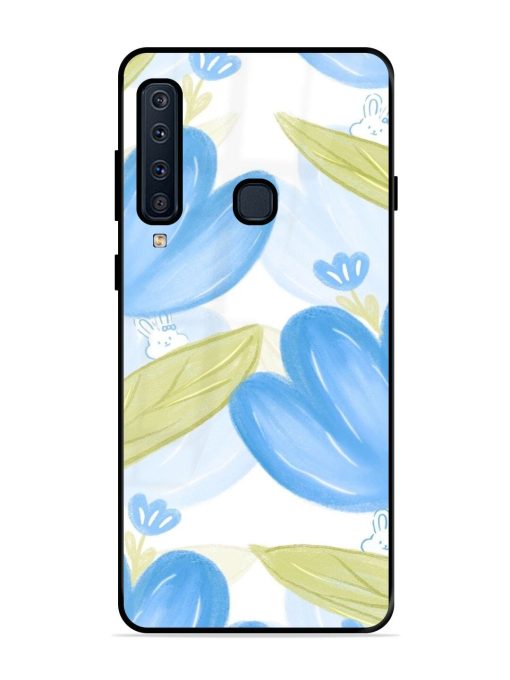 Bunny'S Blue Garden Glossy Soft Edge Case for Samsung Galaxy A9 (2018) Chachhi