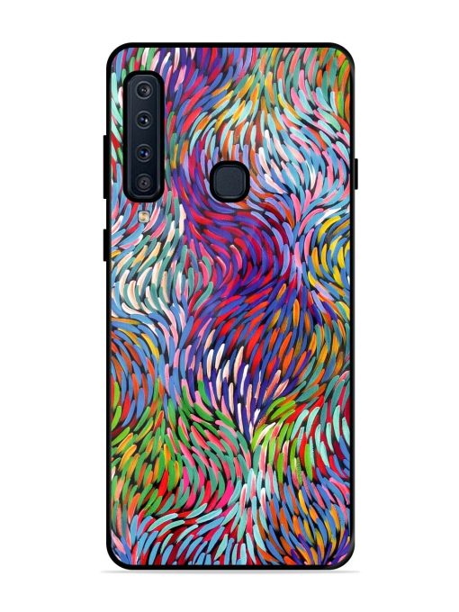 Vibrant Waves Glossy Soft Edge Case for Samsung Galaxy A9 (2018) Chachhi