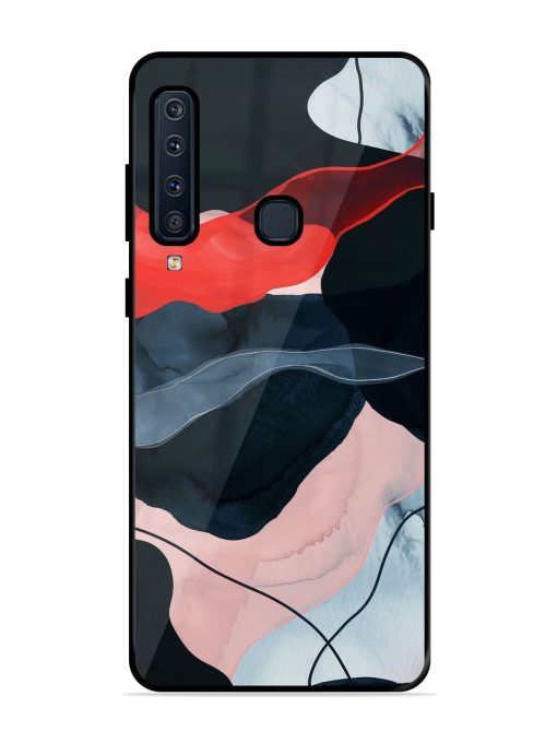 Dark Currents Glossy Soft Edge Case for Samsung Galaxy A9 (2018) Chachhi