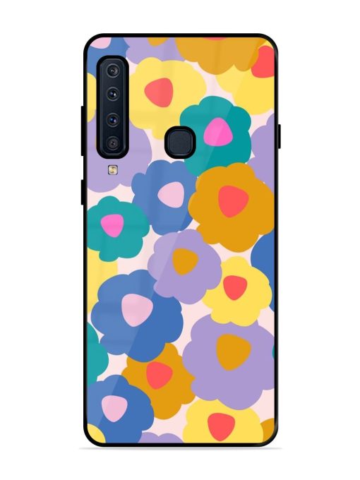 Flower Power Glossy Soft Edge Case for Samsung Galaxy A9 (2018) Chachhi