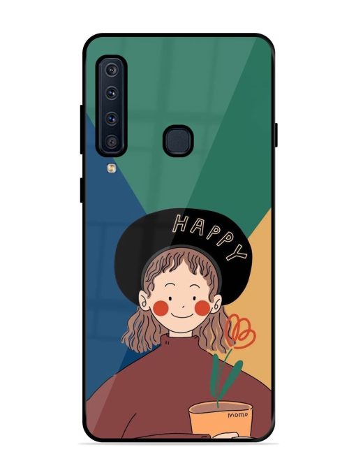 Happy Momo Glossy Soft Edge Case for Samsung Galaxy A9 (2018) Chachhi