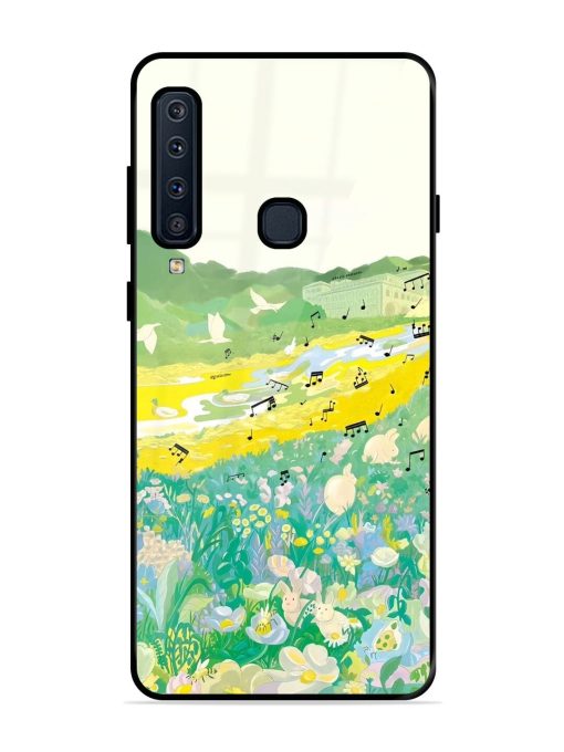 Melody In Bloom Glossy Soft Edge Case for Samsung Galaxy A9 (2018) Chachhi