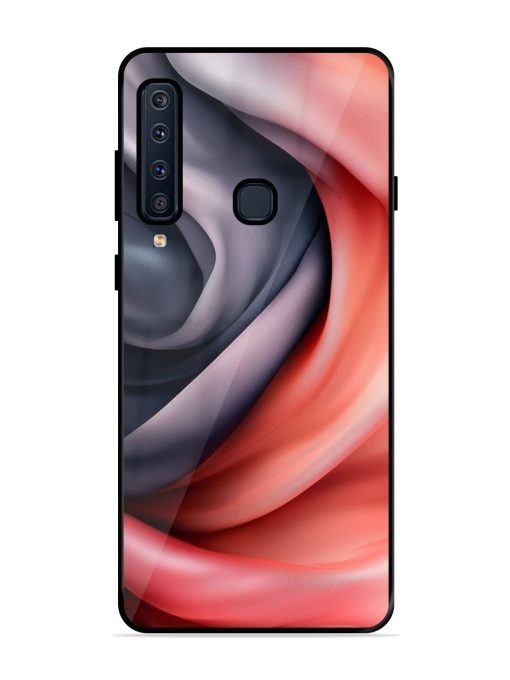 Swirling Silk Glossy Soft Edge Case for Samsung Galaxy A9 (2018) Chachhi