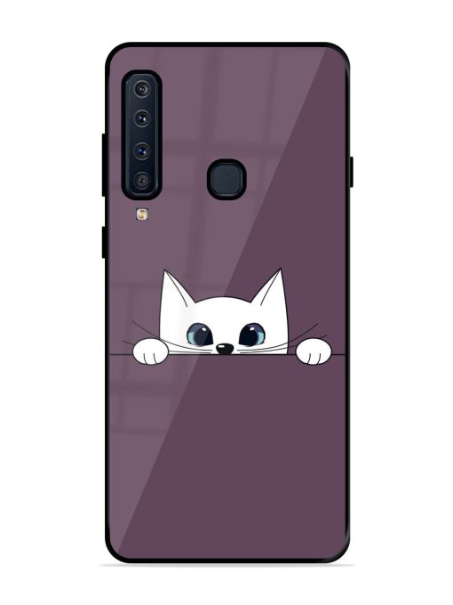 Peek-A-Boo Kitty Glossy Soft Edge Case for Samsung Galaxy A9 (2018)