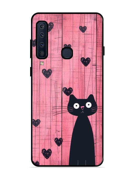 Feline Valentine'S Day Glossy Soft Edge Case for Samsung Galaxy A9 (2018) Chachhi