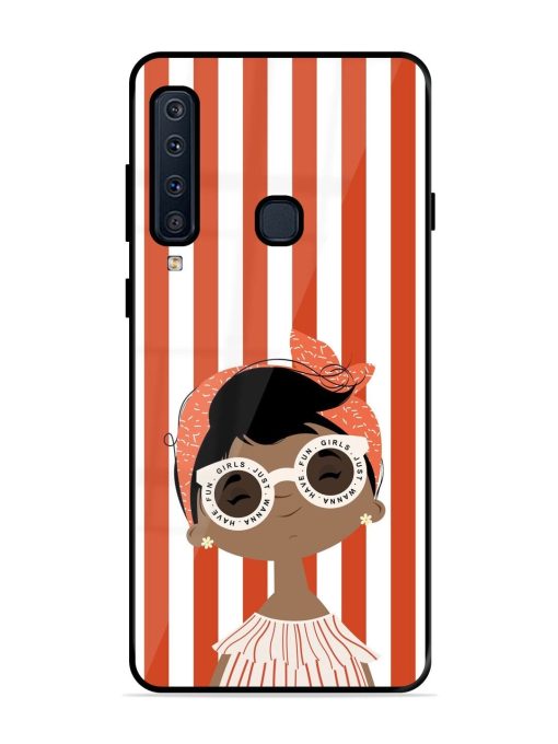 Girls Just Wanna Have Fun Glossy Soft Edge Case for Samsung Galaxy A9 (2018)