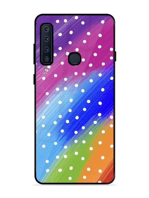 Rainbow Polka Dot Dream Glossy Soft Edge Case for Samsung Galaxy A9 (2018)