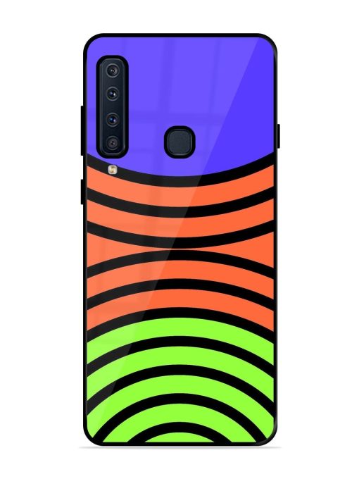 Psychedelic Stripe Symphony Glossy Soft Edge Case for Samsung Galaxy A9 (2018) Chachhi