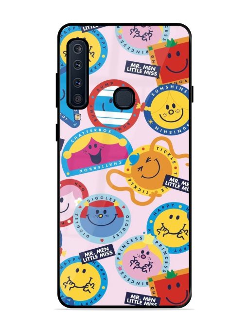 Whimsical Mr. Men & Little Miss Glossy Soft Edge Case for Samsung Galaxy A9 (2018) Chachhi