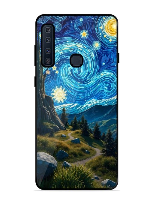 Starry Night In The Shire Glossy Soft Edge Case for Samsung Galaxy A9 (2018)