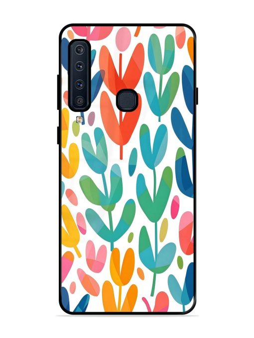 Rainbow Of Blooms Glossy Soft Edge Case for Samsung Galaxy A9 (2018) Chachhi