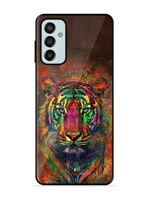 Cosmic Tiger Glossy Soft Edge Case for Samsung Galaxy F13 Chachhi