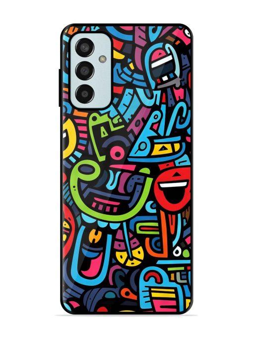 Doodlephoria Glossy Soft Edge Case for Samsung Galaxy F13 Chachhi