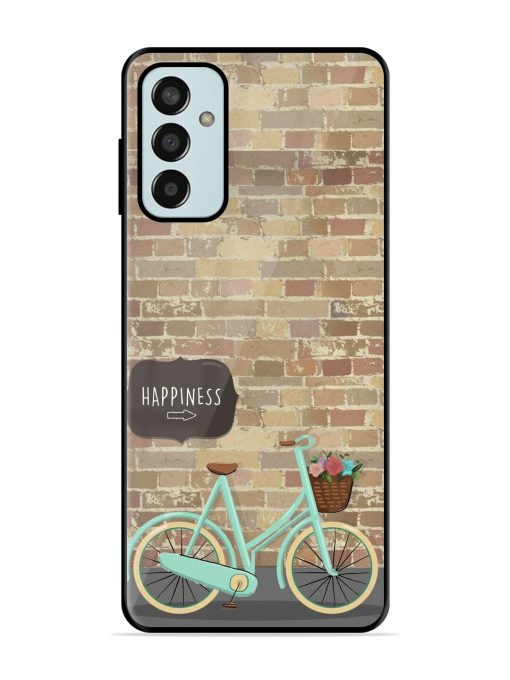 Pedaling Towards Happiness Glossy Soft Edge Case for Samsung Galaxy F13 Chachhi