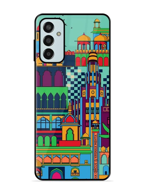 Indian Tapestry Glossy Soft Edge Case for Samsung Galaxy F13 Chachhi