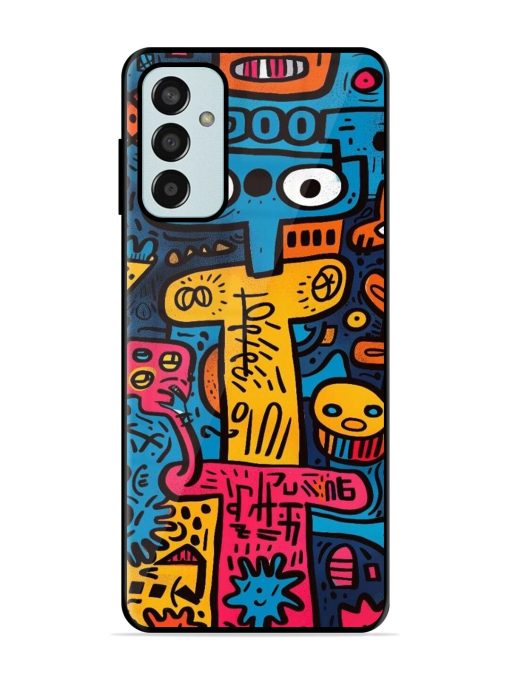 Doodletopia Glossy Soft Edge Case for Samsung Galaxy F13