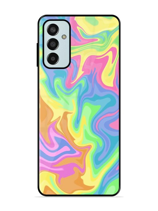 Whimsical Swirl Glossy Soft Edge Case for Samsung Galaxy F13 Chachhi