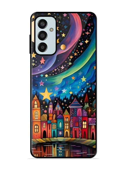 Starlit Village Glossy Soft Edge Case for Samsung Galaxy F13 Chachhi