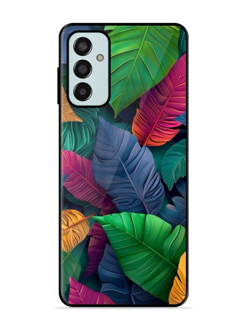 Tropical Tapestry Glossy Soft Edge Case for Samsung Galaxy F13 Chachhi