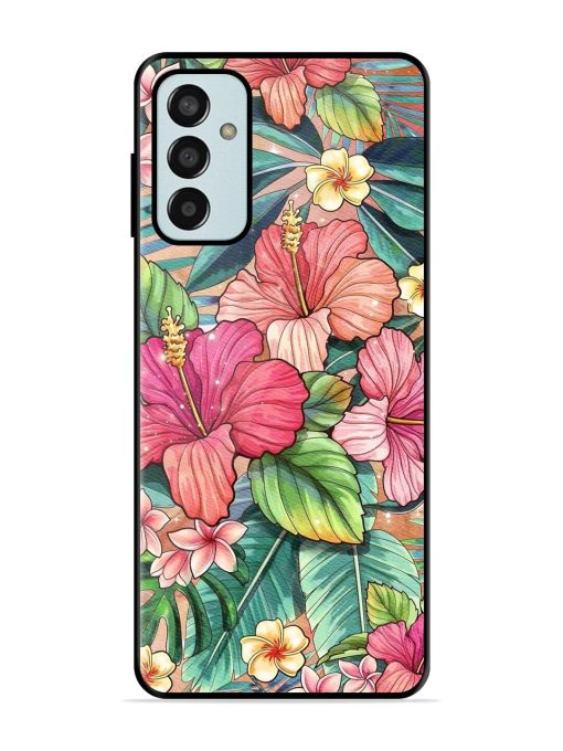 Tropical Tapestry Glossy Soft Edge Case for Samsung Galaxy F13