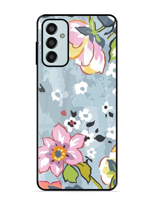 Floral Fantasy Glossy Soft Edge Case for Samsung Galaxy F13