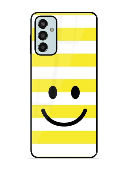 Smiling Stripes Glossy Soft Edge Case for Samsung Galaxy F13 Chachhi