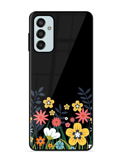 Floral Night Sky Glossy Soft Edge Case for Samsung Galaxy F13 Chachhi