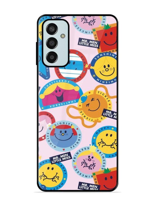 Whimsical Mr. Men & Little Miss Glossy Soft Edge Case for Samsung Galaxy F13 Chachhi