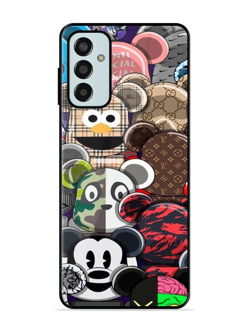 Streetwear Bearbrick Extravaganza Glossy Soft Edge Case for Samsung Galaxy F13 Chachhi