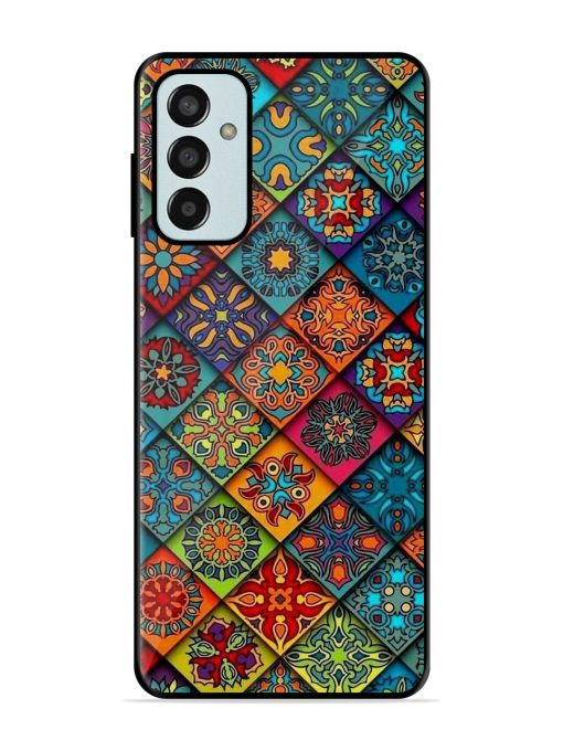 Patchwork Mandala Mosaic Glossy Soft Edge Case for Samsung Galaxy F13 Chachhi