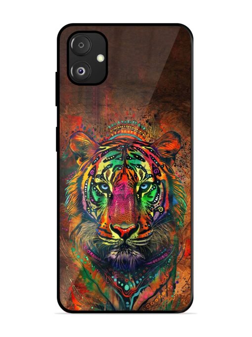 Cosmic Tiger Glossy Soft Edge Case for Samsung Galaxy F14 (5G) Chachhi