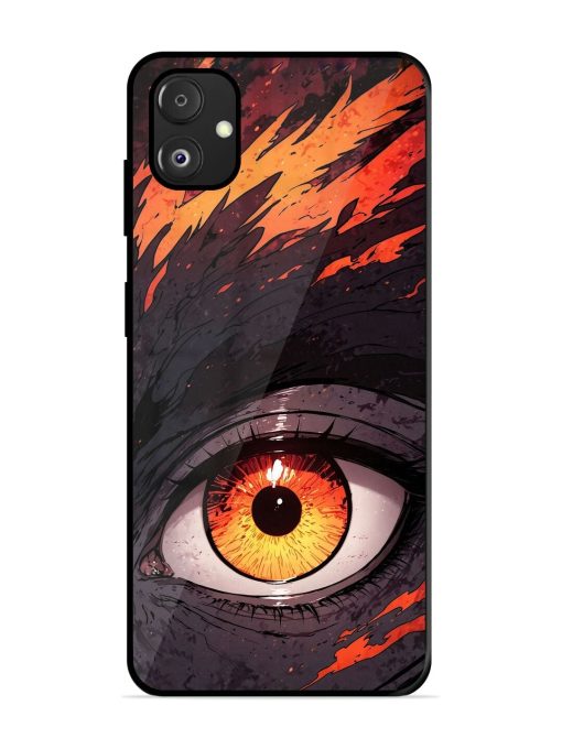 Inferno Gaze Glossy Soft Edge Case for Samsung Galaxy F14 (5G) Chachhi