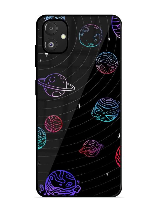 Cosmic Ballet Glossy Soft Edge Case for Samsung Galaxy F14 (5G) Chachhi