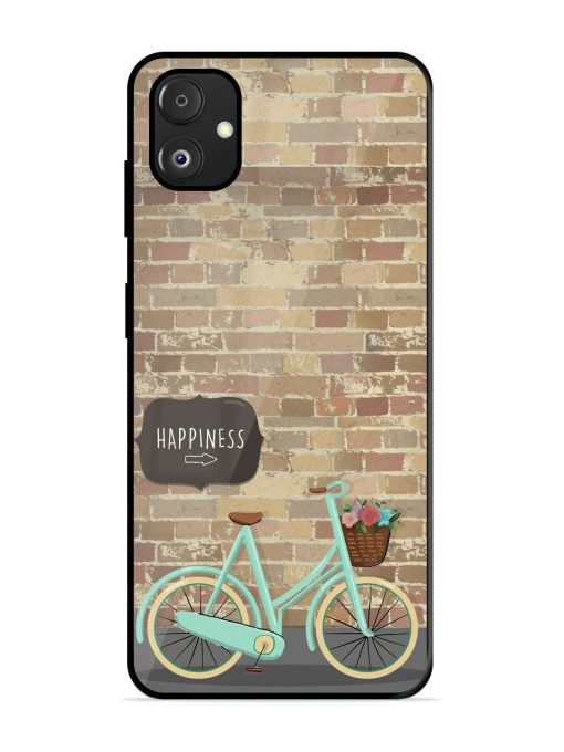 Pedaling Towards Happiness Glossy Soft Edge Case for Samsung Galaxy F14 (5G) Chachhi