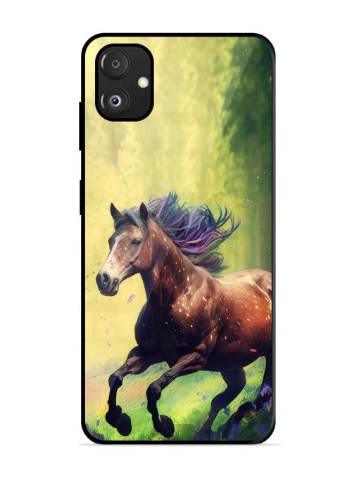 Enchanted Gallop Glossy Soft Edge Case for Samsung Galaxy F14 (5G) Chachhi