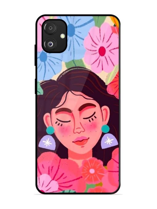 Blooming Serenity Glossy Soft Edge Case for Samsung Galaxy F14 (5G) Chachhi