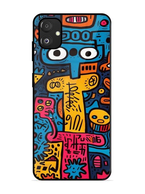 Doodletopia Glossy Soft Edge Case for Samsung Galaxy F14 (5G) Chachhi