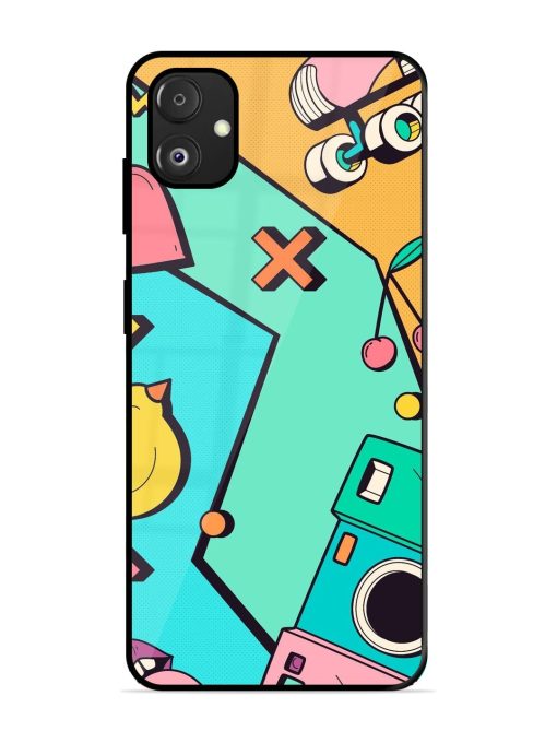 Retro Remix Glossy Soft Edge Case for Samsung Galaxy F14 (5G) Chachhi