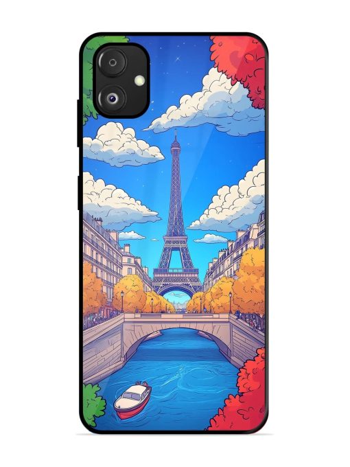 Parisian Panorama Glossy Soft Edge Case for Samsung Galaxy F14 (5G) Chachhi