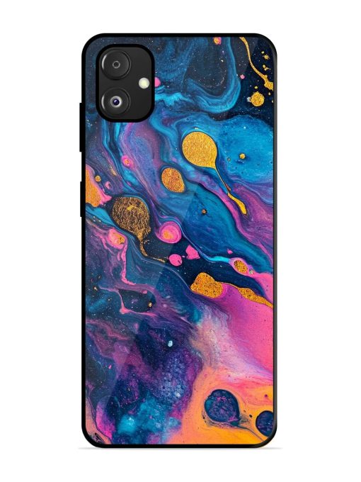 Cosmic Swirl Glossy Soft Edge Case for Samsung Galaxy F14 (5G) Chachhi