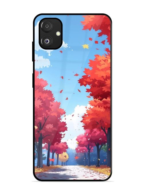 Autumn'S Embrace Glossy Soft Edge Case for Samsung Galaxy F14 (5G) Chachhi