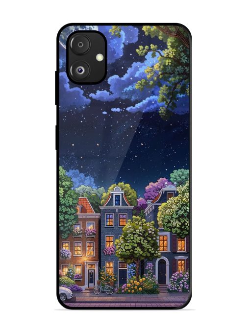 Moonlit Streets Glossy Soft Edge Case for Samsung Galaxy F14 (5G) Chachhi