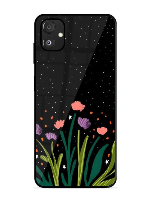 Midnight Bloom Glossy Soft Edge Case for Samsung Galaxy F14 (5G) Chachhi