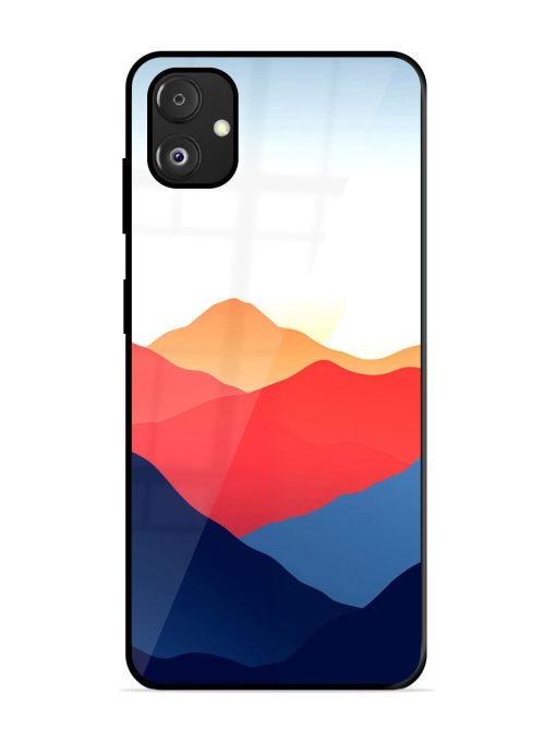 Sunset Peaks Glossy Soft Edge Case for Samsung Galaxy F14 (5G) Chachhi